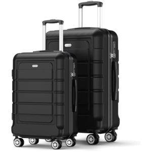 SHOWKOO Valise Lot de 2 Rigide (M+XL)